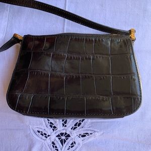 Monsac black small purse .